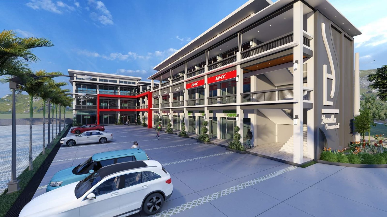 Architectural view of University Town Center